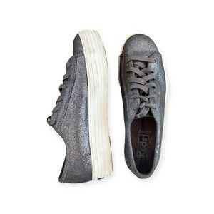 Keds Glitter Platform Sneakers